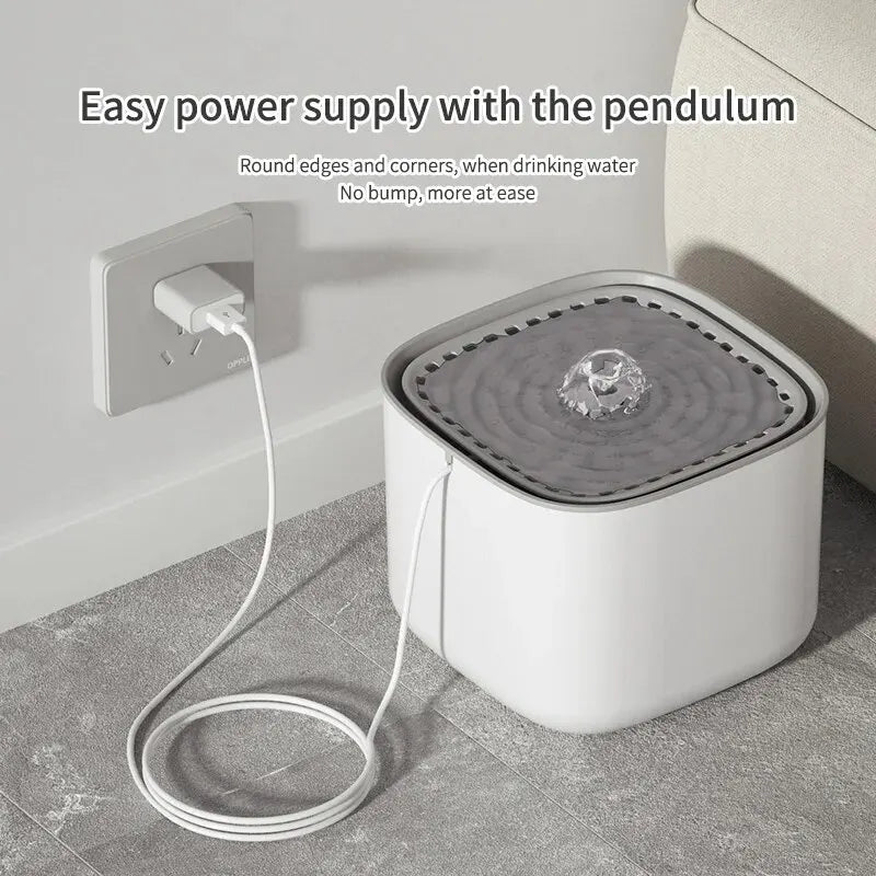 ThePetsHeavens™ 3L Large Capacity Pet Water Fountain – Ultra-Quiet USB Dispenser for Cats & Dogs