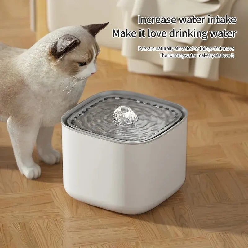 ThePetsHeavens™ 3L Large Capacity Pet Water Fountain – Ultra-Quiet USB Dispenser for Cats & Dogs
