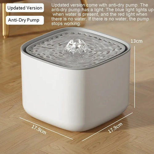 ThePetsHeavens™ 3L Large Capacity Pet Water Fountain – Ultra-Quiet USB Dispenser for Cats & Dogs