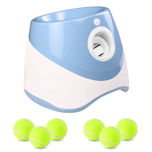 ThePetsHeavens™ | Automatic Dog Ball Launcher – 3 Distance Settings, USB Rechargeable Tennis Toy